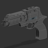 Mark IV Uni-Teba High Yield Blaster Pistol - STL FILES