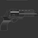 Mark IV Uni-Teba High Yield Blaster Pistol 3D printed kit