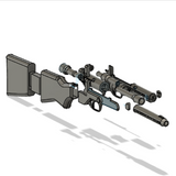 M-43 Rifle 3D printed kit