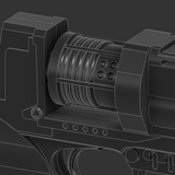 Mark IV Uni-Teba High Yield Blaster Pistol 3D printed kit