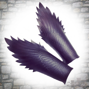Raven Winged Bracers